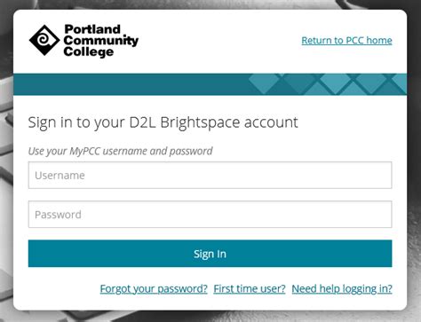 IMPORTANT If you are unable to set up your account, contact the Records Office at recordswau. . Mypcc d2l